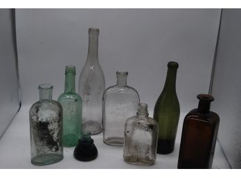 Lot Of Old Bottles