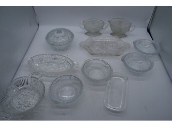 10 Pieces Of Clear Glass