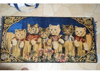 Small Kitten Scatter Rug Tapestry