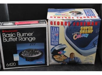 Basic Burner And George Forman Grill