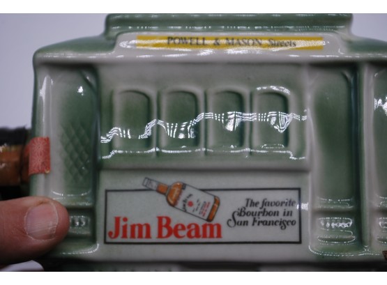 Jim Beam Van Ness Trolley Car Bottle