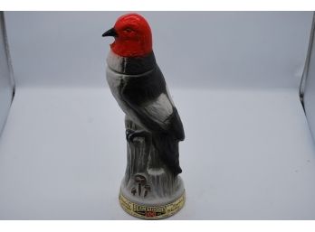 Jim Beam Red Headed Woodpecker Bottle 1969