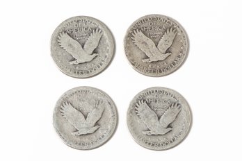 4 Standing Liberty Silver Quarters Coin (SKU 53)