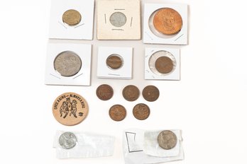 Misc Coins Indian Head Pennies Steel Penny Buffalo Nickel More(SKU 56)