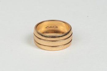 Thick 14k Gold Ring Jewelry