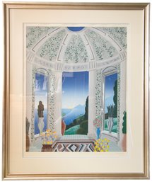 Thomas McKnight (1941-) American 'Moon Temple' Deluxe Edition Artist Proof Signed & Numbered