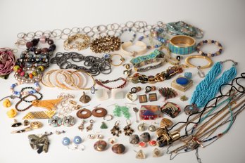Huge Jewelry Lot W/ Sterling And Signed Pieces