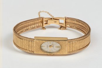 Vintage SOLID 14k Gold Watch With14k Gold Band