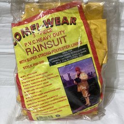 Comfi-Wear RW300 PVC Heavy Duty Rain Suit 3 Piece  XL