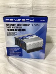 NEW Cen-Tech Power Inverter 1500W Continuous 3000W Peak