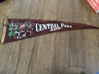 Vintage Central Park Zoo Pennant