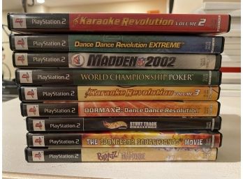 9 Assorted Playstation 2 Video Games