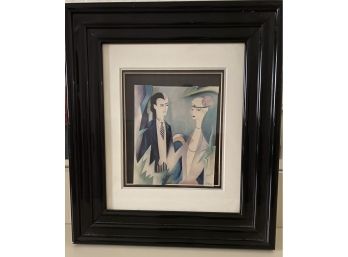 A. D'arrigo Litho Man & Woman 20/200 'end Of The Rainbow' Signed, Numbered & Titled