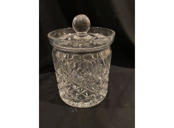 Lead Crystal Biscut Jar