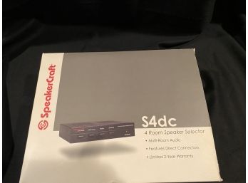 Speckercraft Multi Room  Audio Selector  Model S4DC