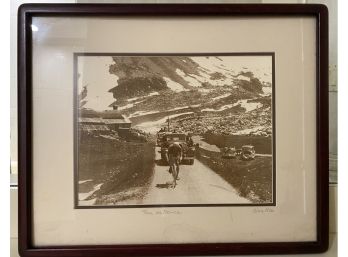 Tour De France Circa 1936 Photograph Framed