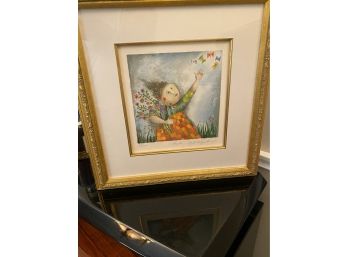 G. Rodo Boulanger Print 401/475 Titled MARCH  Signed In Pencil