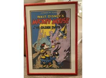 Walt Disney's Mickey Mouse Ye Olden Days Movie Poster