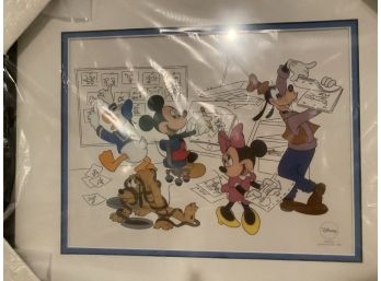 Walt Disney Limited Edition Animation Art- At The Studio With The Fabulous 5