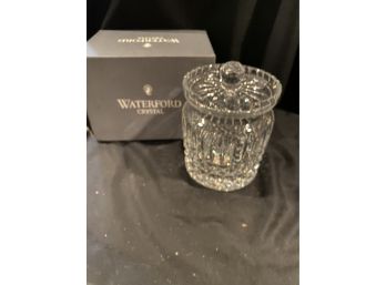 Waterford Crystal Biscuit Barrel With Lid