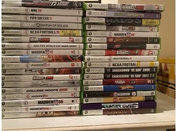 36 Assorted Xbox 360 Games
