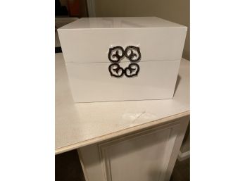 White Decorative Storage Box