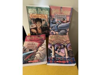 4 Paperback Harry Potter Books