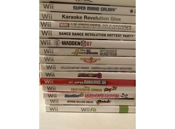 15 Assorted Wii Games