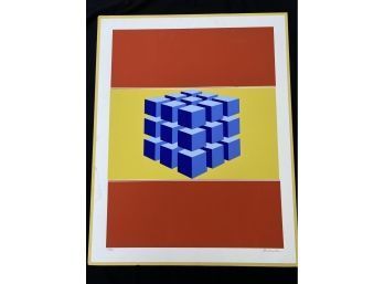 Great Geometric Print Signed And Numbered 198/200
