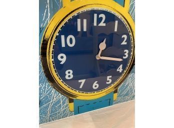France And Son Glass Wall Clock