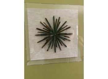Stone Spikes Framed In Plexi