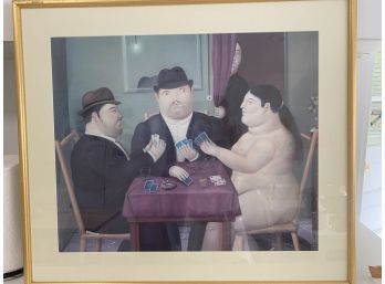 Botero Playing Cards Poster
