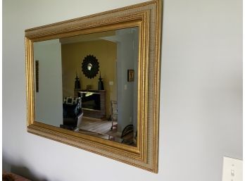 Gold Beveled Edge Framed Mirror