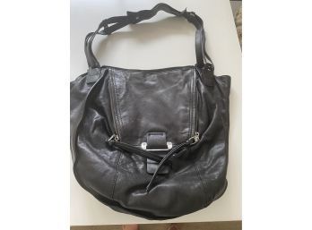 Black Leather KOBA Handbag