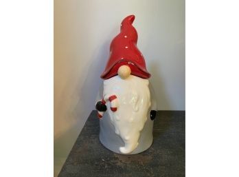 Gnome Cookie Jar By Whimsical Cupboard