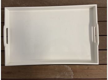 White West Elm Serving Tray