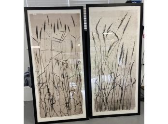 Pair Of Signed & Numbered 13/200 Beach Reeds Prints