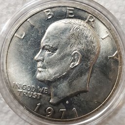 1971 S Silver Eisenhower Dollar