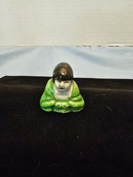 Vintage Buddha Statue Zen Monk