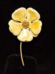 Vintage Dogwood Flower Brooch