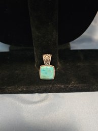 Barse Sterling Silver Turquoise Pendant