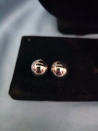 Silver Style Ball Earrings