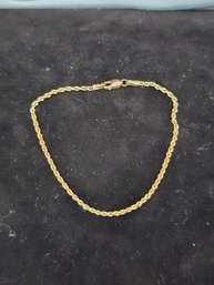 7' 14k Gold Bracelet