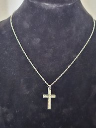 20' Necklace And Cross Pendant