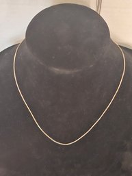 18' Italy Sterling Silver Necklace