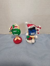 2 M&m Ornament Christmas Toppers