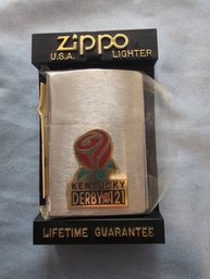 Kentucky Derby 121 Zippo New In Plastic Case