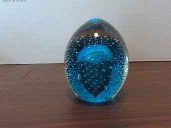 Vintage Glass Paper Weight