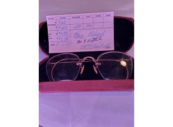 Vintage 1957 1/10 12k Gold Glasses