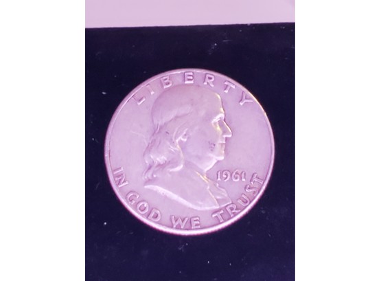 1961 Benjamin Franklin Half Dollar
